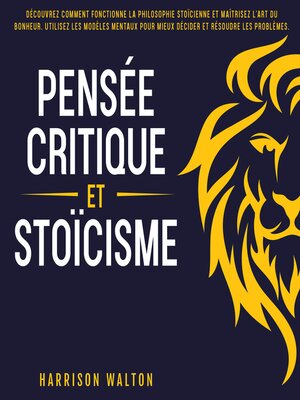 cover image of Pensée critique et stoïcisme